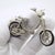 Vintage Italian Handmade Genuine Silver Moped Scooter Large Figurine, 1970s For Sale - Image 6 of 12