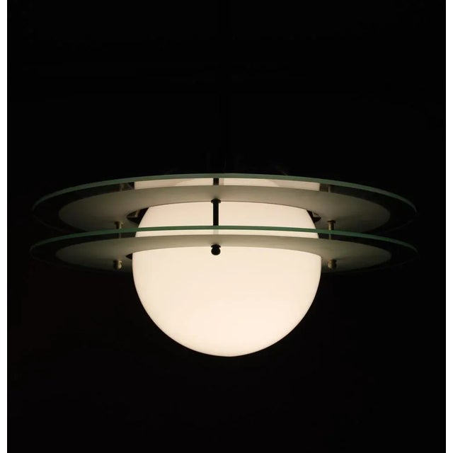 Art Deco Saturn Lamp by Willem H Gispen for Louis Van Teeffelen For Sale - Image 14 of 15