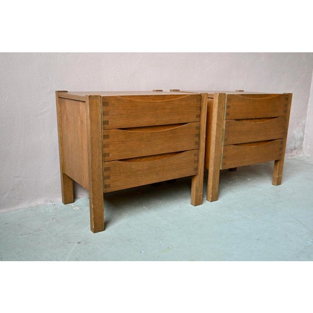 Contemporary Vintage Brutalist Bedside Tables, 1970s, Set of 2 For Sale - Image 3 of 10