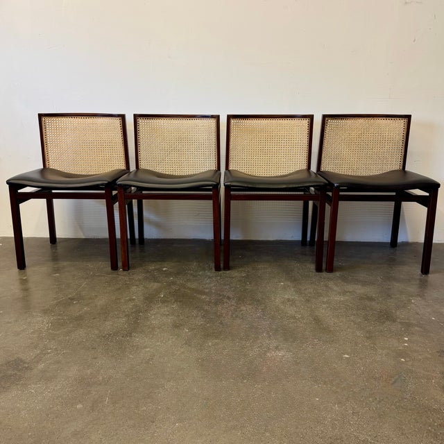 Vintage Chairs by Tito Agnoli for La Linea, 1957, Set of 4 For Sale - Image 12 of 12