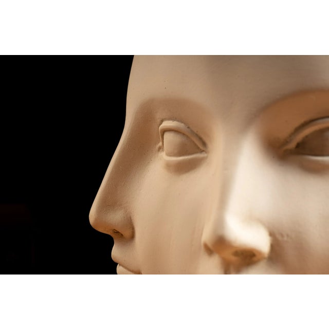 2000 - 2009 2005 Modern Abstract Perpetual Face Resin Vase For Sale - Image 5 of 7