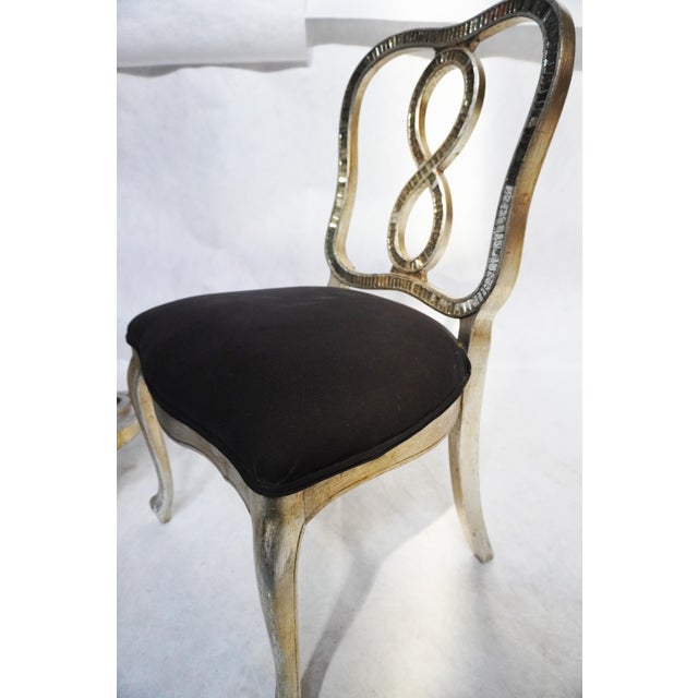 Pair of Figure 8 French Country Hollywood Regency Chippendale Cabriole Interlaced Louis XVII For Sale - Image 12 of 14