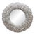 Contemporary Marjorie Skouras Circular Style Quartz Crystal Mirror 18x18 For Sale