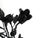 Black Late 20th Century Avant-Garde Hand-Forged Wrought Iron Rose Sculpture & Textured Metal Vessel For Sale - Image 8 of 10