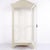 Grey-Painted Display Cabinet with Curved Top and Carved Details, 1920 For Sale - Image 4 of 12