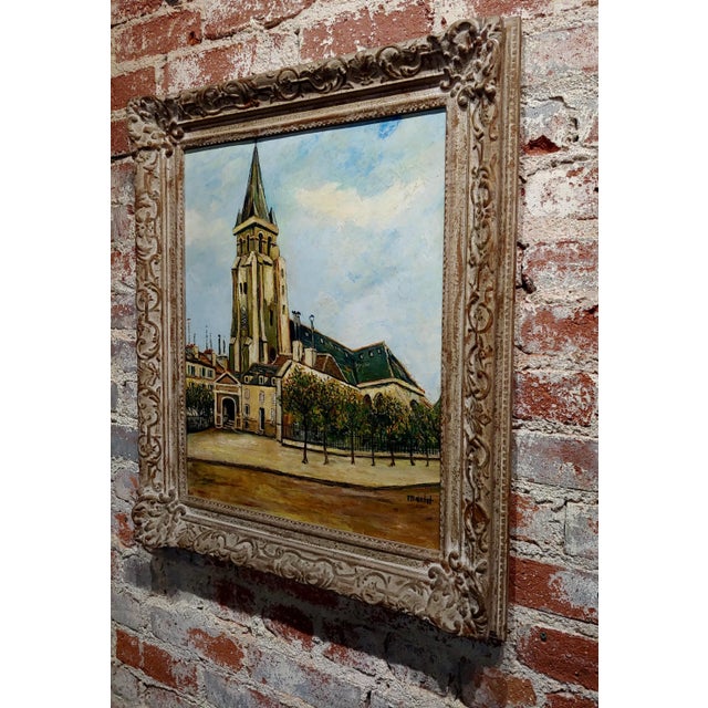 Camel Elise Maclet -Saint-Germain-Des-Prés, Paris Oldest Church-Oil Painting For Sale - Image 8 of 10