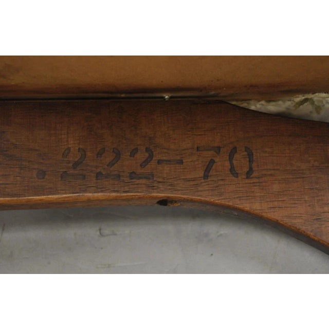 Vintage Lane Perception Mid Century Modern Walnut Dining Side Chair For Sale - Image 11 of 12