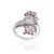 Not Yet Made - Made To Order Art Nouveau Inspired Natural Ruby & Diamond Cocktail Ring for Women, Size 7 For Sale - Image 5 of 15