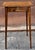 Brown Early 20th Century English Oak Directoire Style Tall Work Table With Chippendale Pull and Tapered Legs For Sale - Image 8 of 9