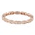New Diamond Eternity Band 18k Rose Gold Sz 6.5 Wedding Stackable Ring Beverley K For Sale