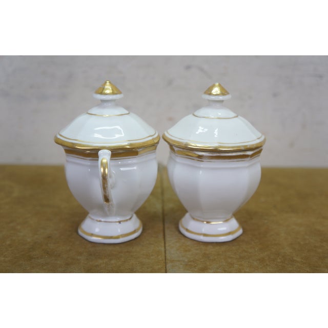 Antique Haviland Limoges Porcelain White & Gold Casserole Serving Tureens 15" - 9 pcs For Sale - Image 18 of 18