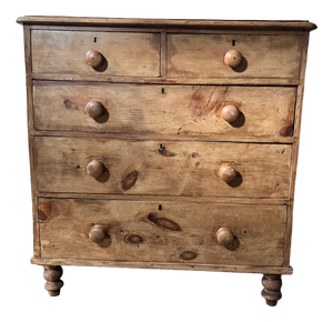 Victorian Pine Chest of Drawers