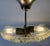 Vintage Swedish Sculptural Glass Ceiling Fixture with Floral Rosette, 1970 For Sale - Image 9 of 18