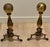 This elegant pair of 23" tall brass and irons combine the traditional cannonball design with an eagle on each base. These...