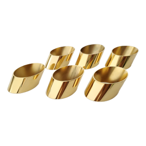 Napkin Rings 24k Gold-Plated
