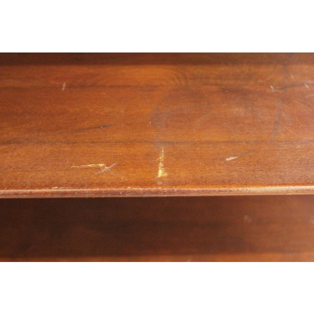 Circa 1901-1914 Edwardian Period English Bookcase Cabinet on Stand For Sale - Image 9 of 10