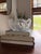 Indiana Glass Company Antique Eapg Indiana Glass "Bird and Strawberry" Master Berry Serving Bowl For Sale - Image 4 of 6