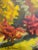 This landscape oil painting, “Red Foliage”, was painted onsite, "en plein air" in Bath County, Virginia, in the Allegheny...