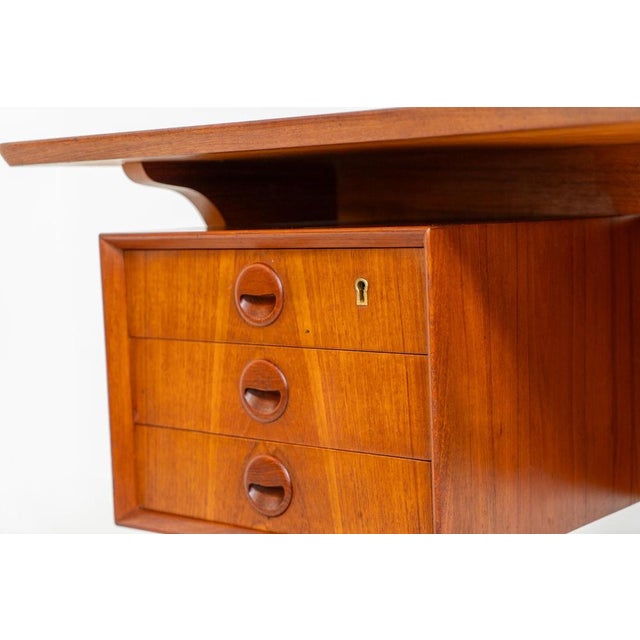 Large Writing Desk in Wood For Sale - Image 9 of 12