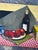 Vintage Acrylic on Board Tablescape Still Life, Circa Mid-20th Century For Sale - Image 10 of 14