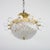 Italian Textured Murano glass sunburst pendant For Sale - Image 3 of 8