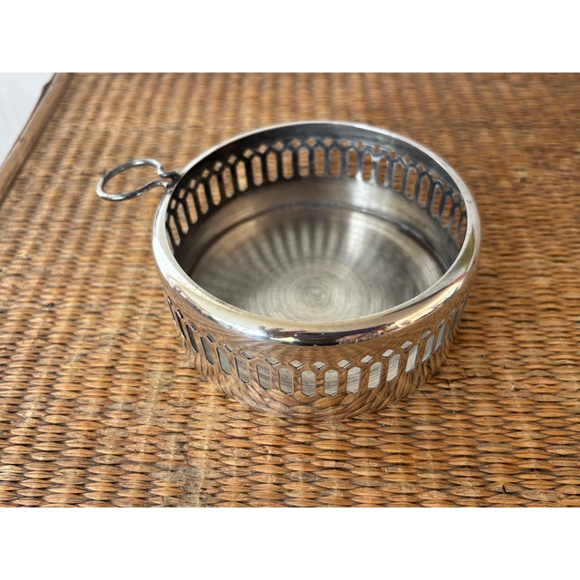 Mid 20th Century Mid-Century Modern Bellini Silver Plate Champagne Coaster For Sale In Dallas - Image 6 of 8