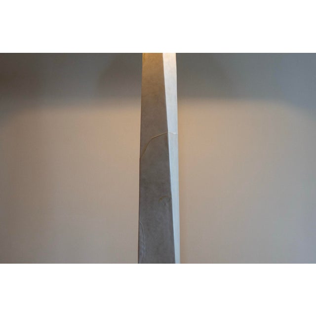 1970s Karl Springer JMF Floor Lamp in Laquered Goatskin For Sale - Image 10 of 11