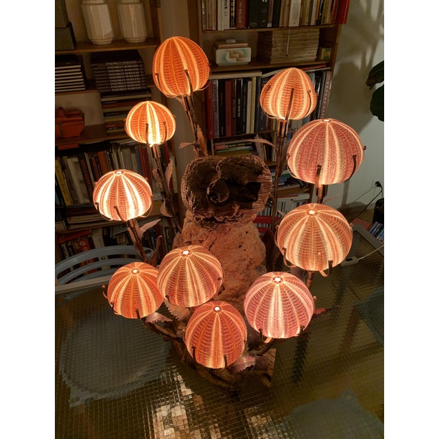Brutalist Sea Urchin Lamp by Curtis Jere, 1960s For Sale - Image 17 of 18