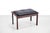 Vintage Ottoman in Wenge Wood with Black Leather Cushion, 1960 For Sale - Image 4 of 6