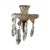 Antique Victorian Pressed Glass Three-Arm Girandole Candelabra For Sale - Image 10 of 14