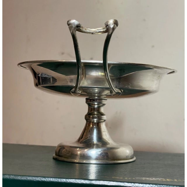 Handmade Sterling Silver Gilt Macedonian Cylix Greek S. Kandarakis Compote Bowl For Sale - Image 9 of 13