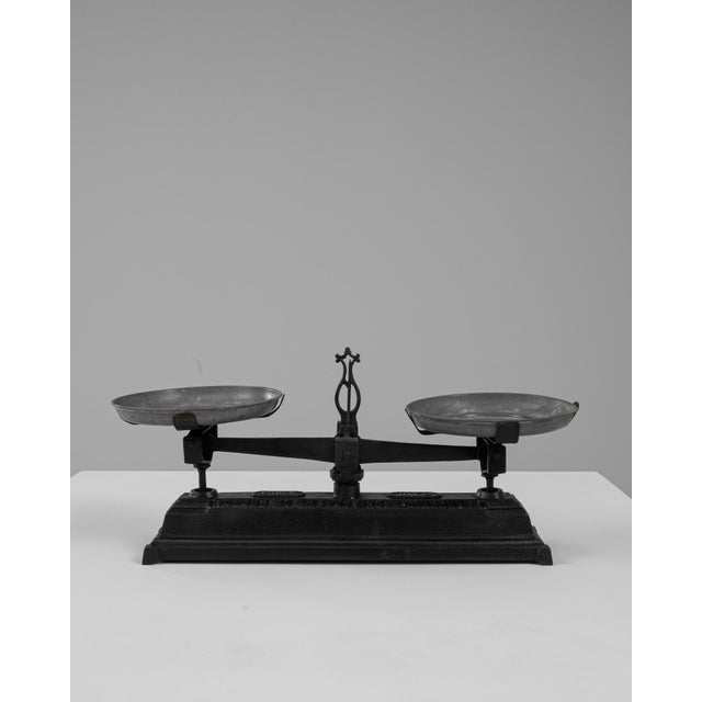 19th Century French Iron & Zinc Scale For Sale - Image 10 of 18