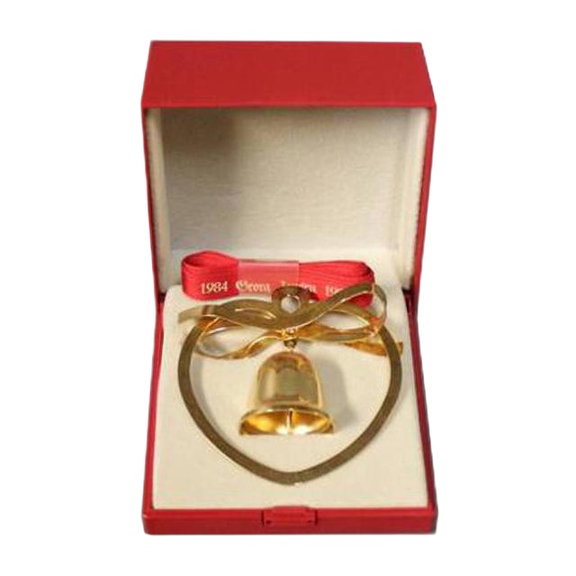 Christmas Bell Ornament by Eigel Jensen for Georg Jensen, 1987 For Sale