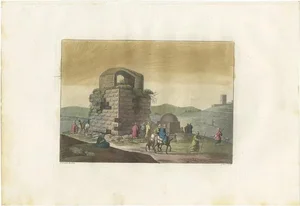 Ferrario, The Ruins of Rachel's Tomb, 1831, Print on Paper
