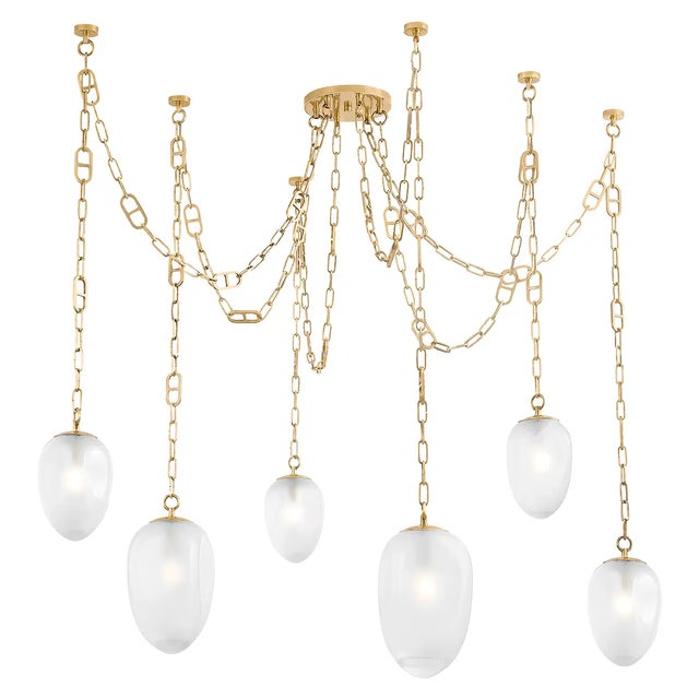 Design Plus Gallery presents the Daith Chandelier by Noz Nozawa for Corbett Lighting. Inspired by the sugarloaf gemstone...