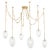 Design Plus Gallery presents the Daith Chandelier by Noz Nozawa for Corbett Lighting. Inspired by the sugarloaf gemstone...