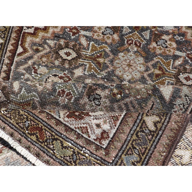 Antique Persian Malayer Rug With Central Medallion 2'5 X 3'11 For Sale - Image 9 of 10