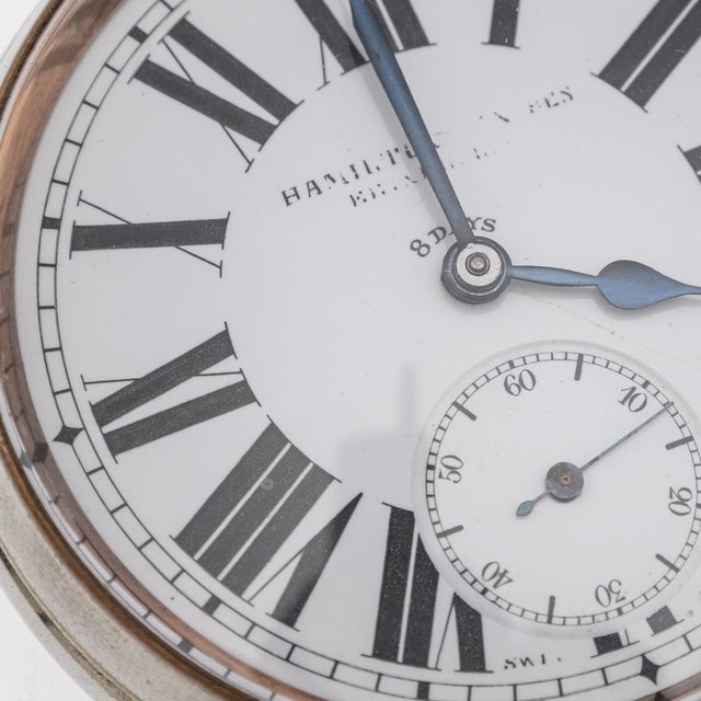 Antique Scottish Silver Clock and Inkwell by Hamilton & Inches, 1903 For Sale - Image 15 of 18