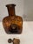 Metal 1960s Mid Century Modern Faux Tortoiseshell Hand-Blown Glass Decanter Attributed to Christian Dior Home Collection For Sale - Image 7 of 7
