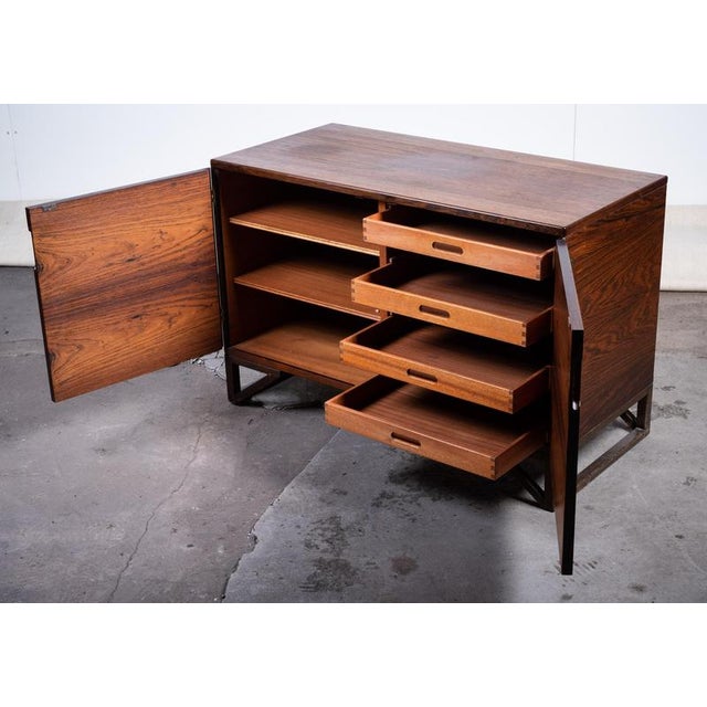 Mid-Century Rosewood Cabinet attributed to Svend Langkilde for Illums Bolighus, 1960s For Sale - Image 4 of 8