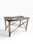 Rustic European 2000s Attributed to Maitland-Smith Leather, Iron & Glass Nailhead Coffee Table For Sale - Image 3 of 11