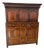 Large Antique Welsh Oak Deuddarn Cupboard, 1680s For Sale