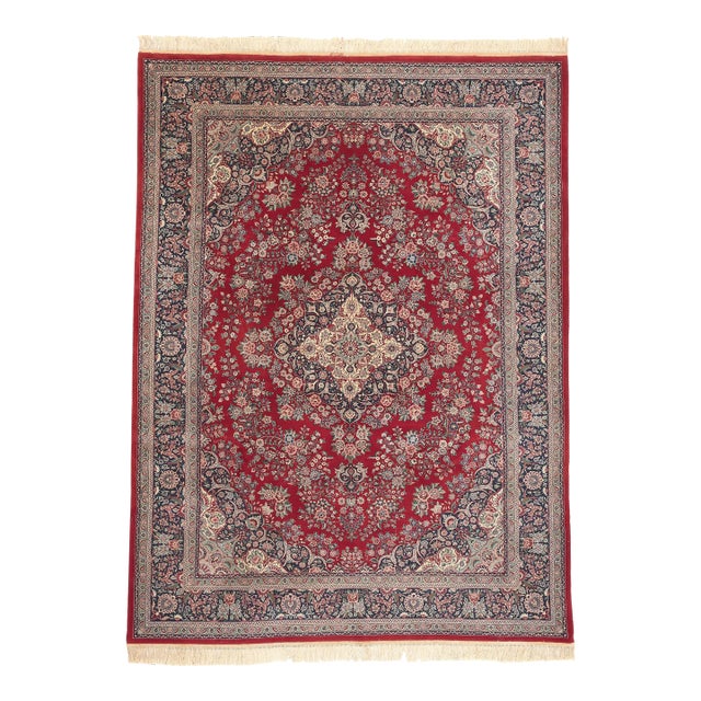 Late 20th Century Vintage Pakistani Kerman Rug, 09'00 X 12'02 For Sale