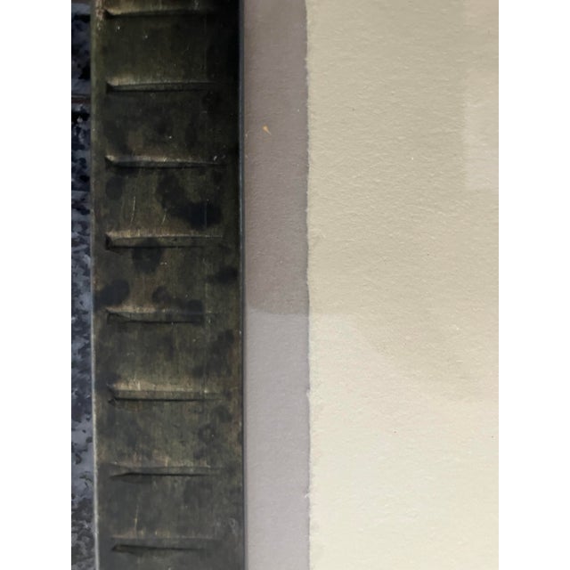 2000 - 2009 Heron, Original Limited Edition Black & White Print by California Artist Stephanie Martin, Framed For Sale - Image 5 of 9