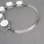 Judith Hendler Transparent and White Acrylic Neck-Ring Necklace For Sale - Image 11 of 13