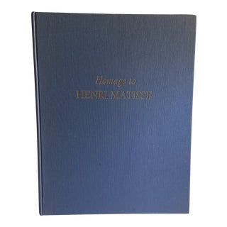 1970 Homage to Henri Matisse Book For Sale