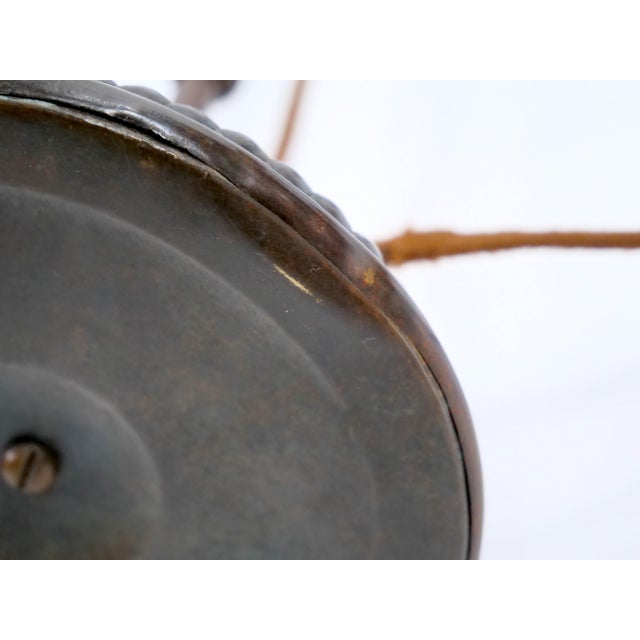 Tiffany Studios New York Signed Bronze Base and Globes Double Student Lamp For Sale - Image 12 of 12