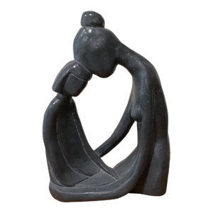 Vintage Austin Production Sculpture "Girl Talk" by Klara Sever Circa 1971
