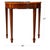 A high quality Small Mahogany Banded Console table from Niagara Furniture which makes elaborate use of hand cut inlays....