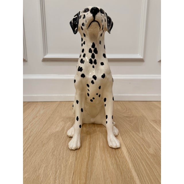 English Large Vintage Beswick England Fireside Dalmatian Dog Statue – Model 2271 (Early Royal Doulton) For Sale - Image 3 of 11